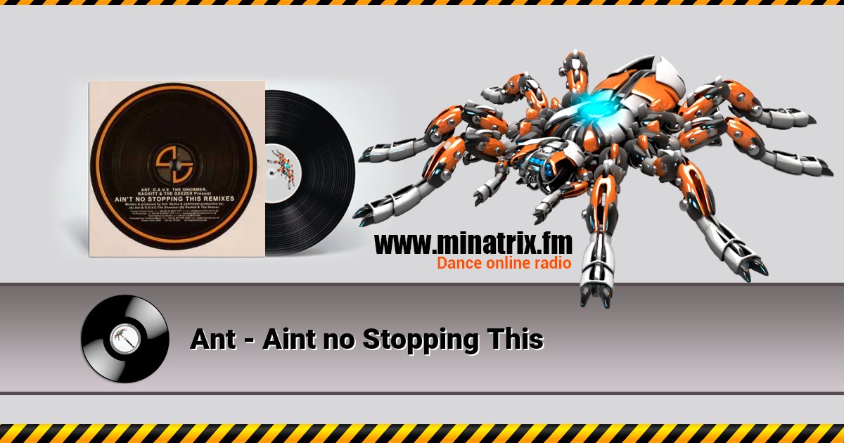 Ant - Aint no Stopping This  
