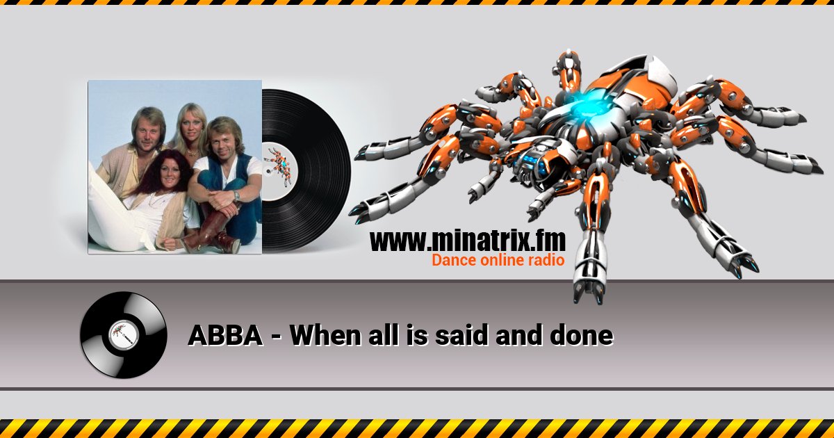 ABBA - When all is said and done  