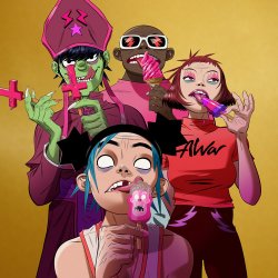 Обложка Gorillaz - New Gold (Dom Dolla Remix)