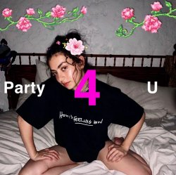 Обложка Charli xcx - party 4 u