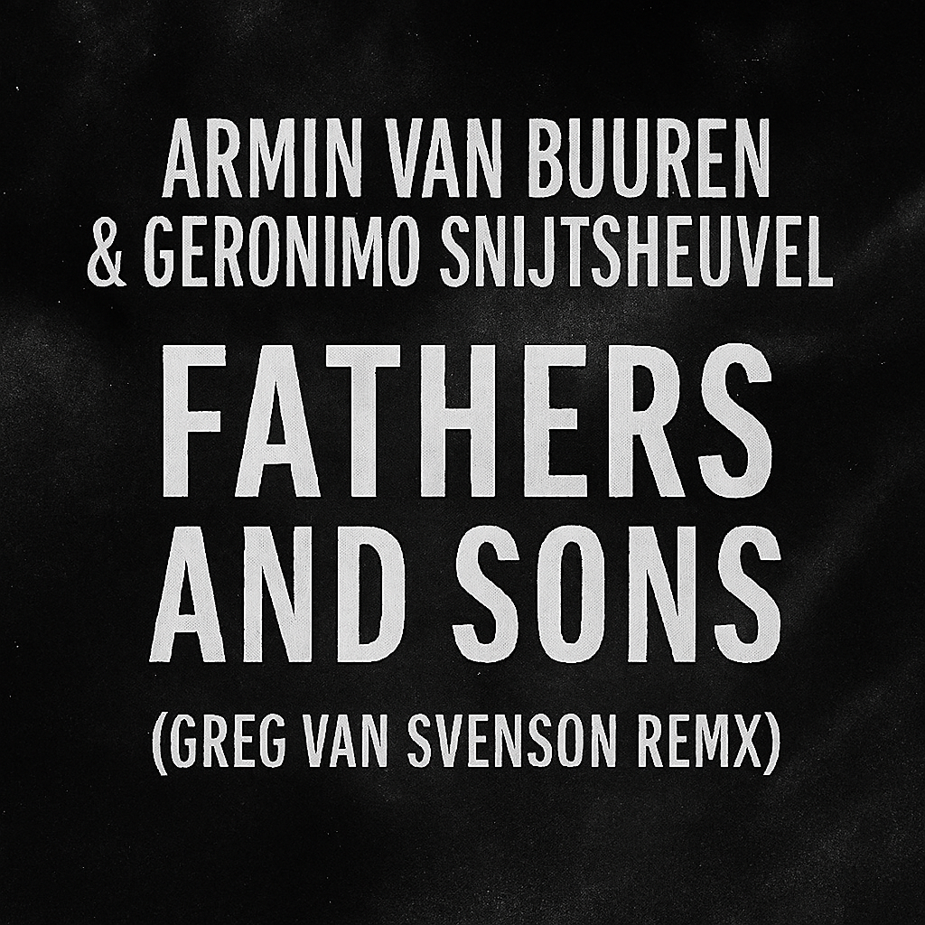 Обложка Armin van Buuren & Geronimo Snijtsheuvel - Fathers and Sons (Greg Van Svenson Remix)