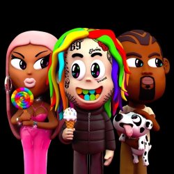 Обложка 6ix9ine (feat. Nicki Minaj, Kanye West - MAMA