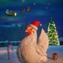 Обложка J.Geco - Christmas Chicken (Merry Chickmas)