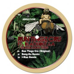 Обложка Run Tingz Cru feat. Blackout J.A. - Ganja Man Ting (Bong-Ra Remix)