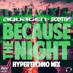 Обложка Aquagen & Scotty - Because The Night (Hypertechno Extended Mix)