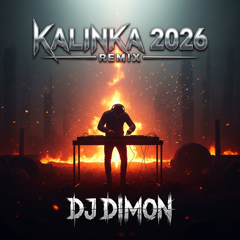 Обложка DJ DimON - Kalinka 2026 , metal version