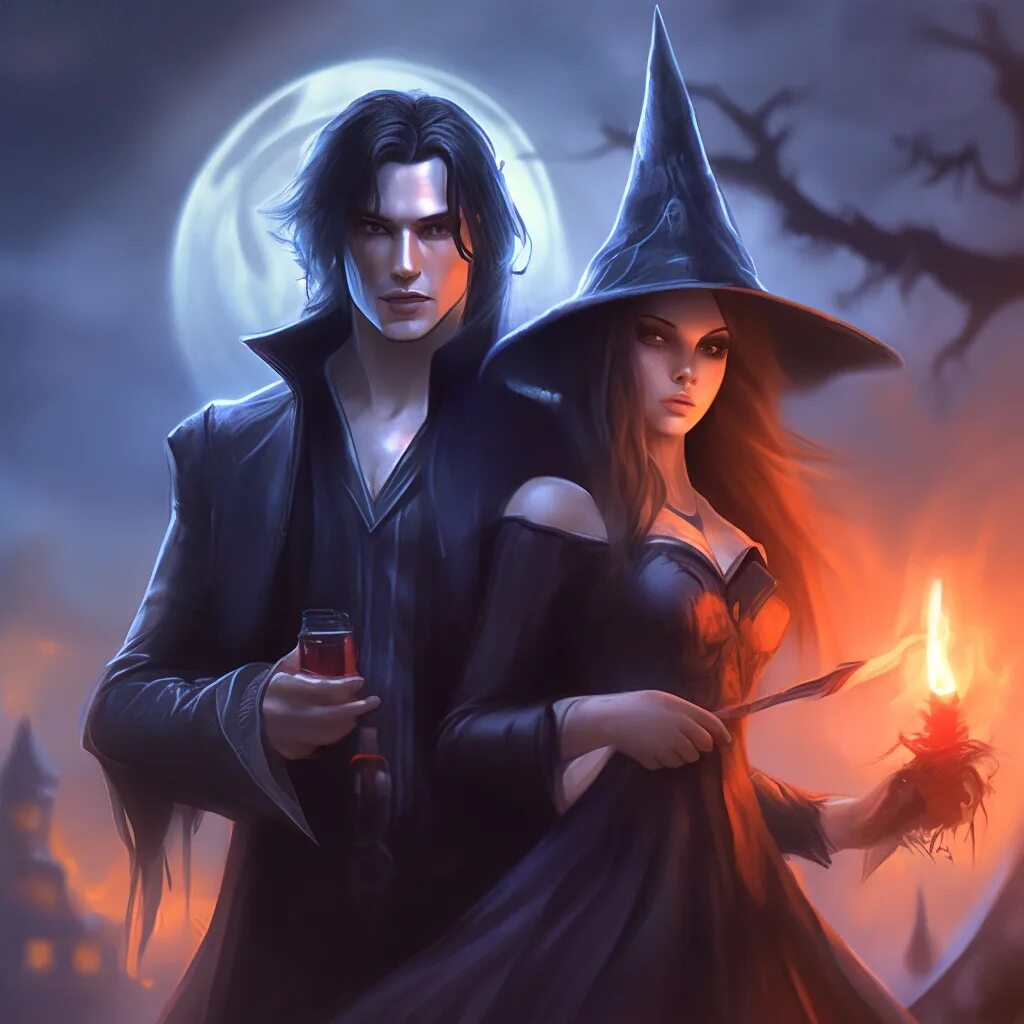 Обложка Альтаир - Любовь вампира и ведьмы