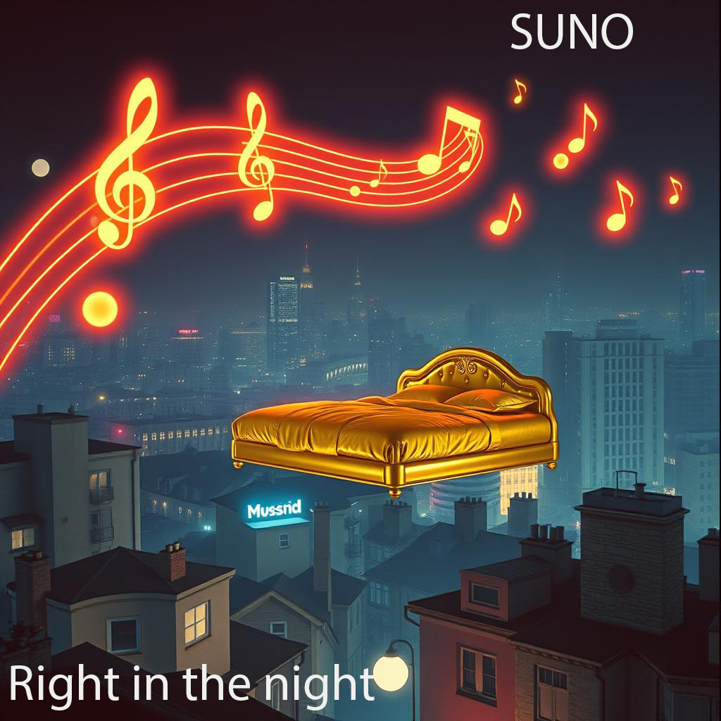 Обложка SUNO - Right in the night