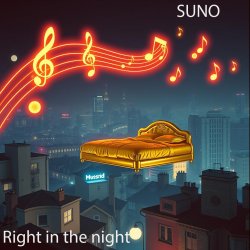Обложка SUNO - Right in the night