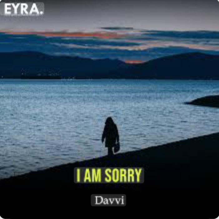 Обложка Davvi - I Am Sorry