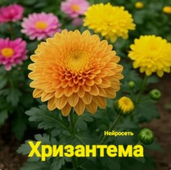 Обложка Нейросеть - Хризантема
