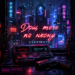 Pochette Aderiente - Дощ тече по неону (Cyberpunk)