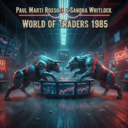 Обложка P.M.Rossoff & Sandra Whitlock - World of Traders 1985. Nottingham Rock City LIVE 1989. Remastered 2026