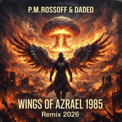 Обложка P.M.Rossoff & DaDeD - Wings of Azrael 1985. Psy Industrial Remix 2026