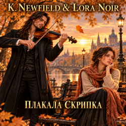 Обложка K. NEWFIELD & LORA NOIR - ПЛАКАЛА СКРИПКА / THE VIOLIN WEPT