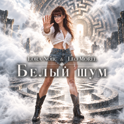 Portada LORA NOIR & LEO MOREL - Белый шум / White Noise