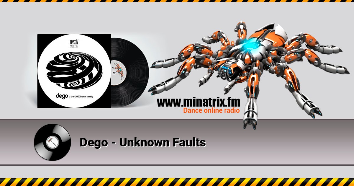Dego - Unknown Faults Dego - Unknown Faults скачать бесплатно