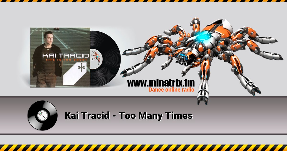 Kai Tracid - Too Many Times Kai Tracid - Too Many Times скачать бесплатно