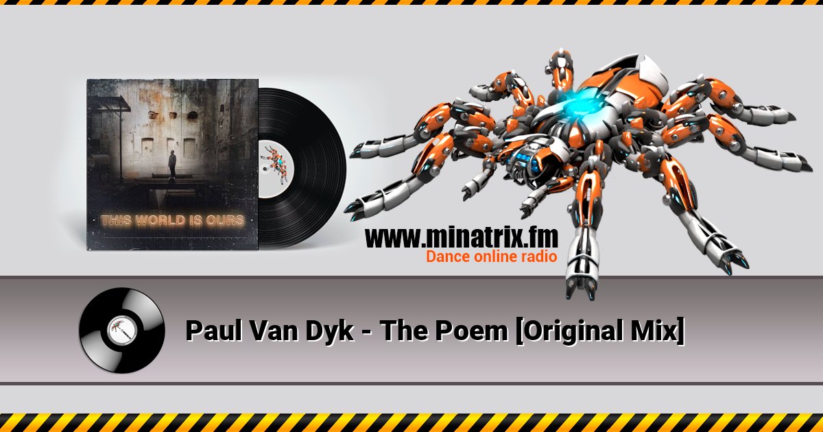 Paul Van Dyk - The Poem [Original Mix]  