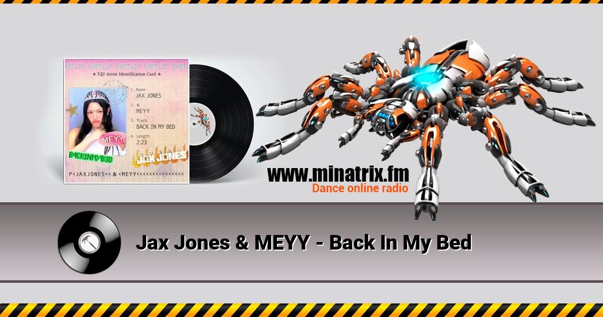 Jax Jones & MEYY - Back In My Bed Jax Jones & MEYY - Back In My Bed скачать бесплатно