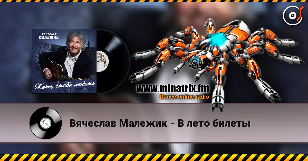Вячеслав Малежик - В лето билеты слухати онлайн у високій якості | Minatrix.FM