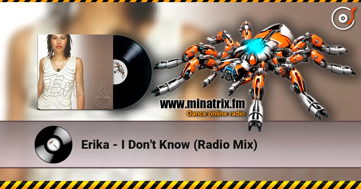 Erika - I Don't Know (Radio Mix) слушать онлайн в высоком качестве | Minatrix.FM