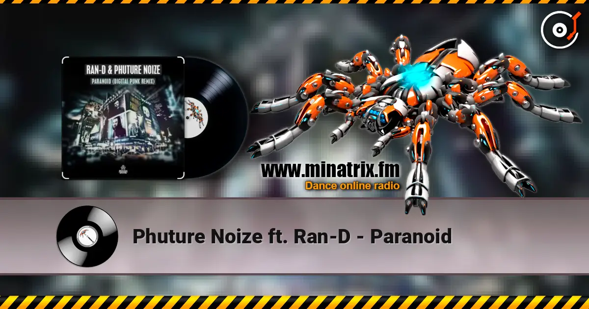 Phuture Noize ft. Ran-D - Paranoid слухати онлайн у високій якості | Minatrix.FM