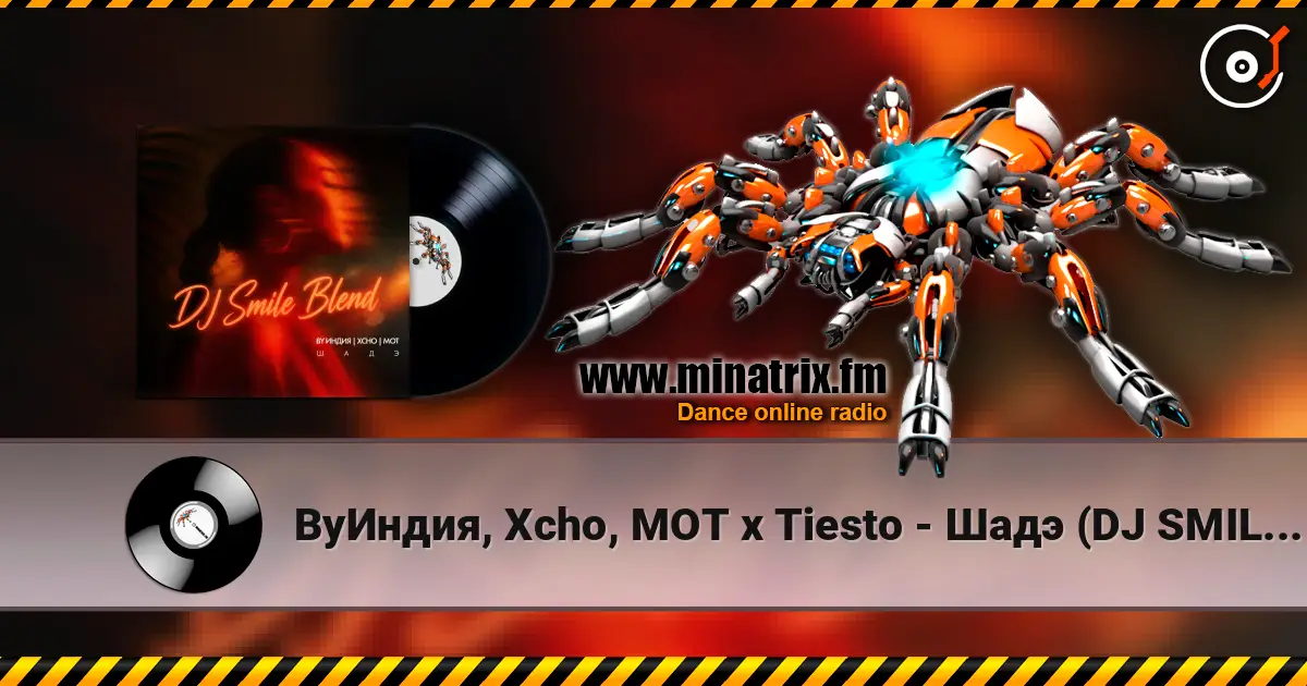ВуИндия, Xcho, MOT x Tiesto - Шадэ (DJ SMILE Radio Edit) слушать онлайн в высоком качестве | Minatrix.FM