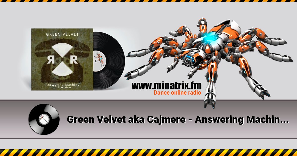 Green Velvet aka Cajmere - Answering Machine (Original Mix) Green Velvet aka Cajmere - Answering Machine (Original Mix) скачать бесплатно