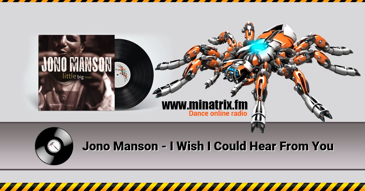 Jono Manson - I Wish I Could Hear From You  