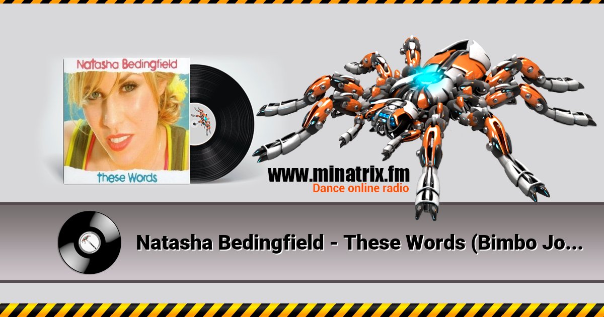 Natasha Bedingfield - These Words (Bimbo Jones Remix) Natasha Bedingfield - These Words (Bimbo Jones Remix) скачать бесплатно