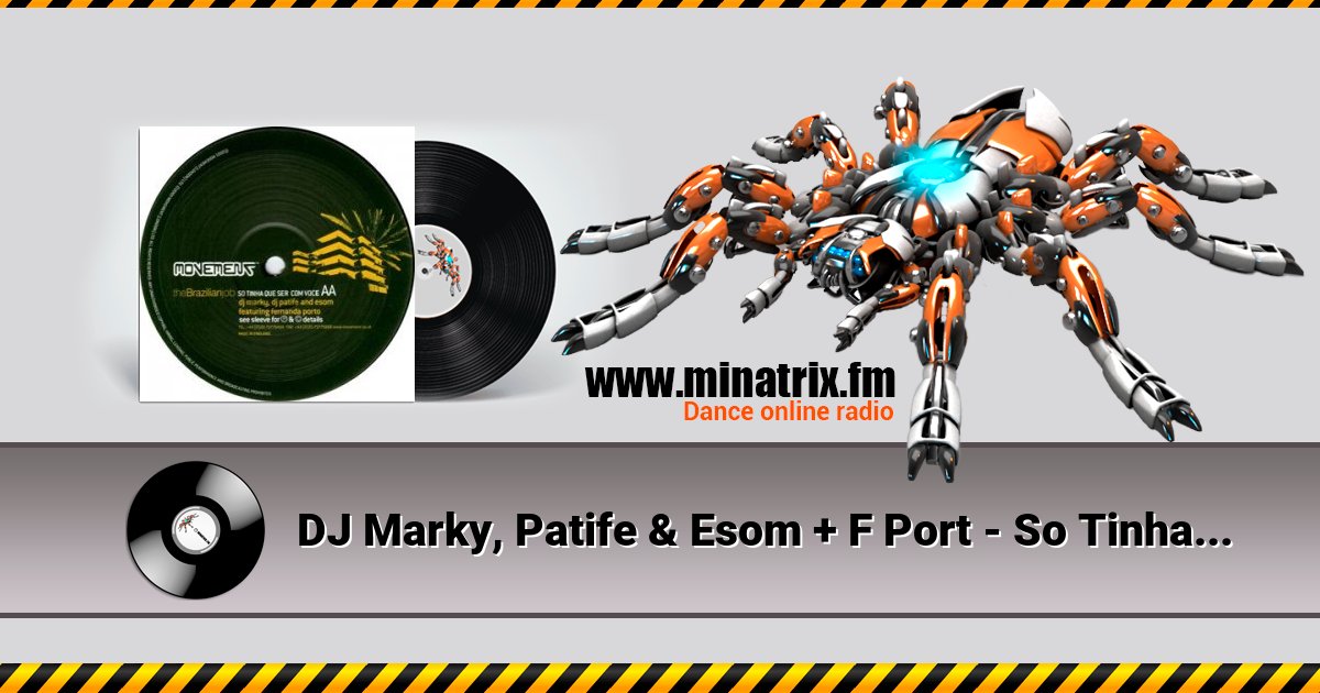DJ Marky, Patife & Esom + F Port - So Tinha Que Ser Com Voce DJ Marky, Patife & Esom + F Port - So Tinha Que Ser Com Voce скачать бесплатно