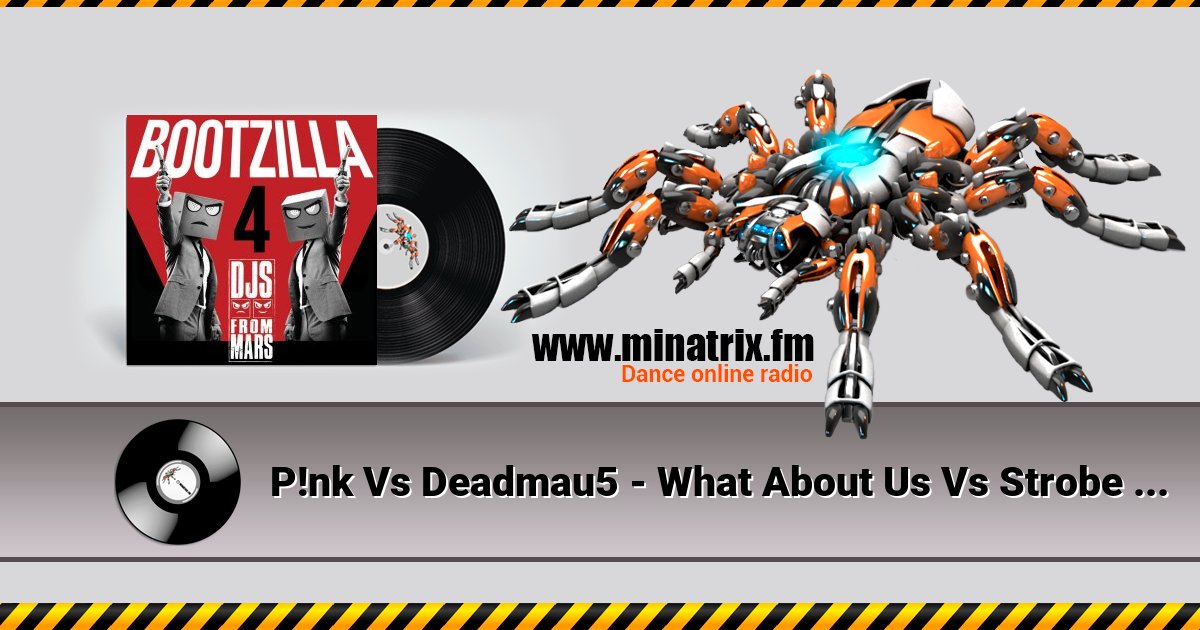 P!nk Vs Deadmau5 - What About Us Vs Strobe (Djs From Mars Club Bootleg)  