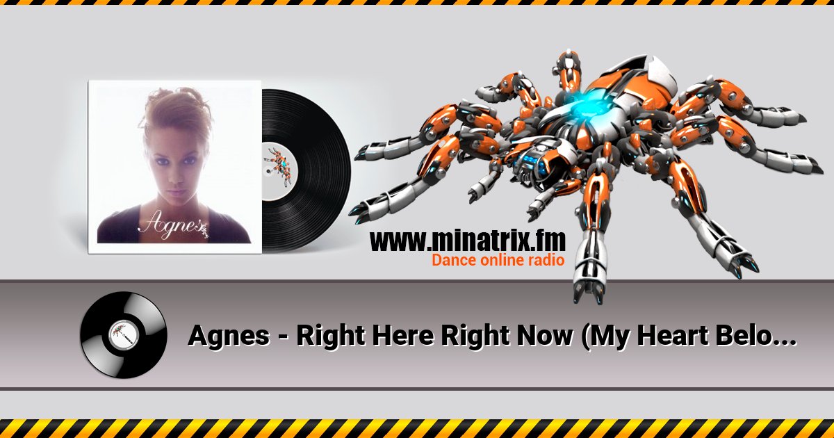 Agnes - Right Here Right Now (My Heart Belongs To You) Agnes - Right Here Right Now (My Heart Belongs To You) скачать бесплатно