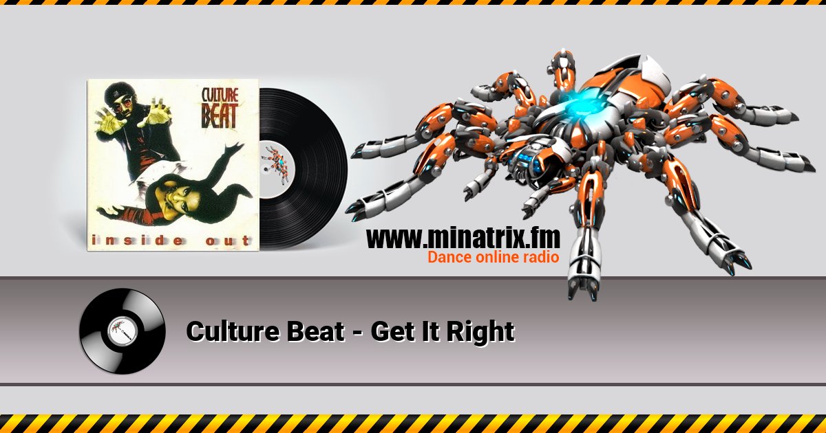 Culture Beat - Get It Right Culture Beat - Get It Right скачать бесплатно