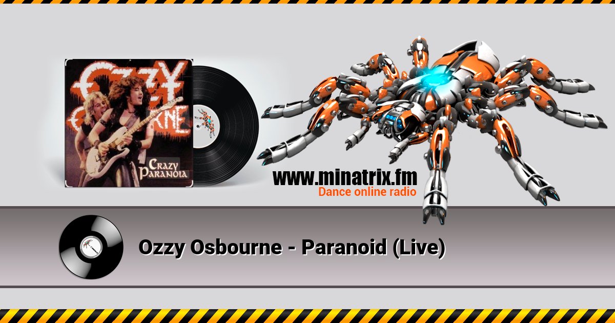 Ozzy Osbourne - Paranoid (Live) Ozzy Osbourne - Paranoid (Live) скачать бесплатно