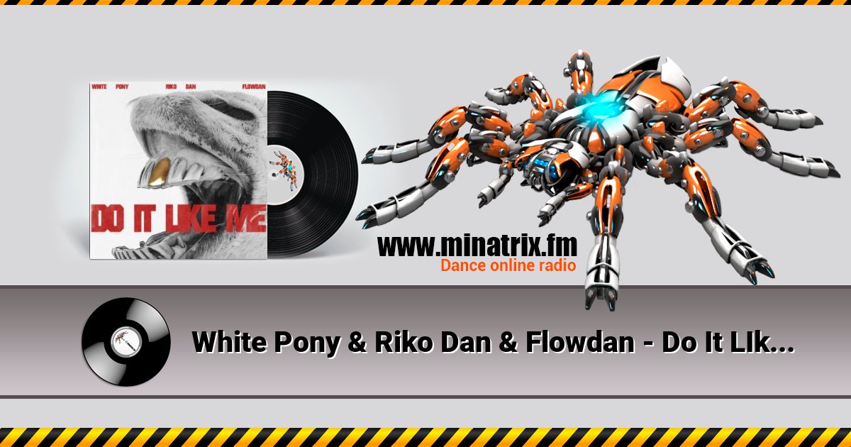 White Pony & Riko Dan & Flowdan - Do It LIke Me (VIP)  