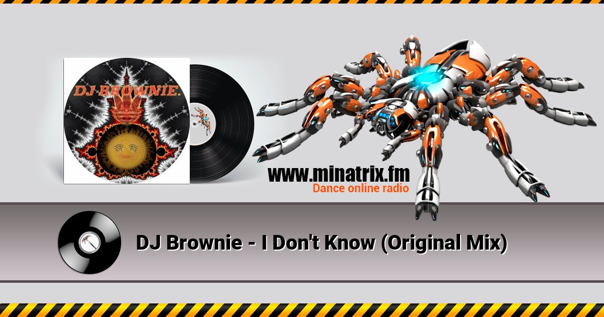 DJ Brownie - I Don't Know (Original Mix) DJ Brownie - I Don't Know (Original Mix) скачать бесплатно