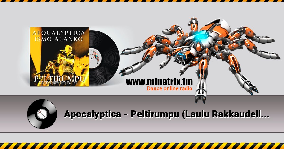 Apocalyptica - Peltirumpu (Laulu Rakkaudelle kausi 2) Apocalyptica - Peltirumpu (Laulu Rakkaudelle kausi 2) слушать и скачать трек