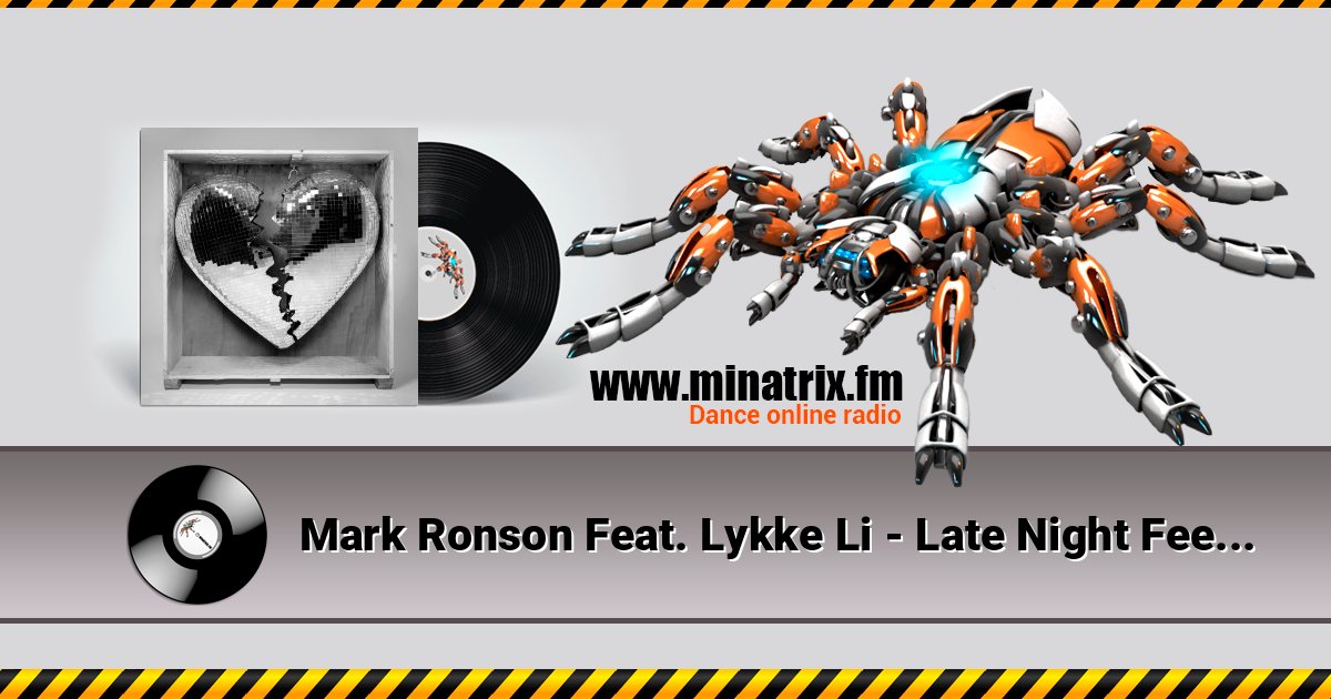 Mark Ronson Feat. Lykke Li - Late Night Feelings Online hören und MP3 herunterladen