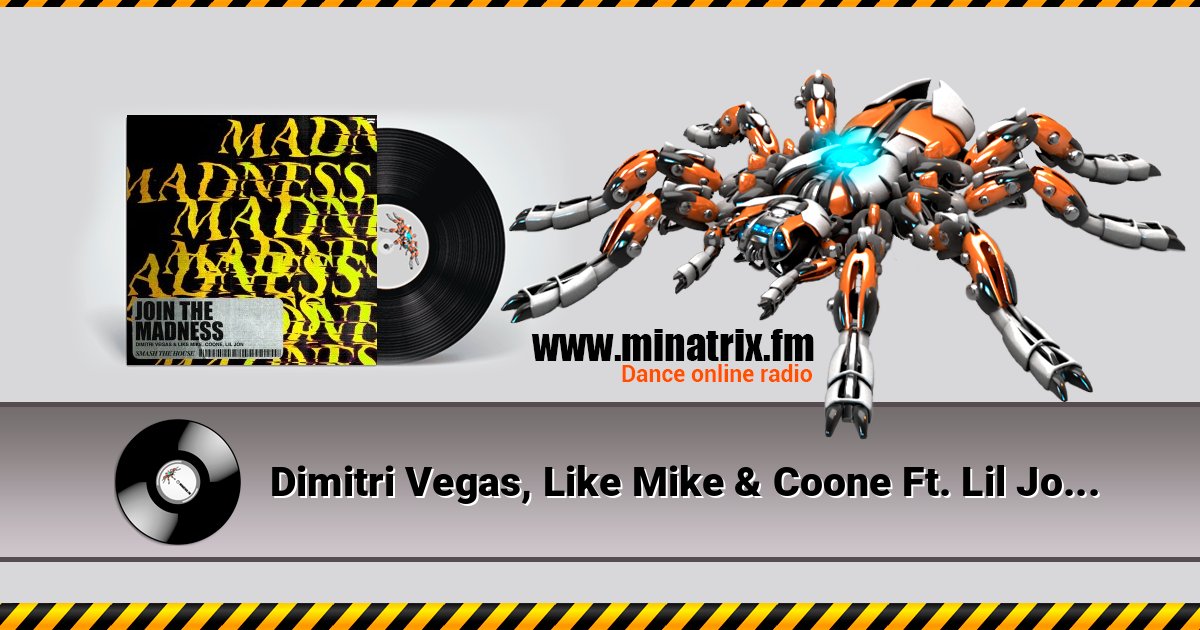 Dimitri Vegas, Like Mike & Coone Ft. Lil Jon - Madness слушать онлайн и скачать mp3
