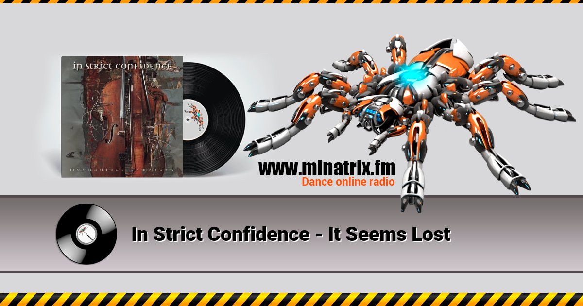 In Strict Confidence - It Seems Lost In Strict Confidence - It Seems Lost скачать бесплатно