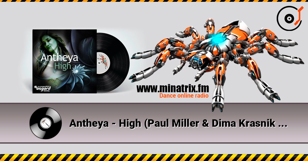 Antheya - High (Paul Miller & Dima Krasnik Radio Mix) слушать онлайн и скачать mp3