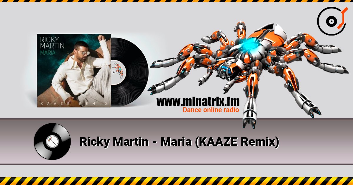 Ricky Martin - Maria (KAAZE Remix) слухати онлайн у високій якості | Minatrix.FM