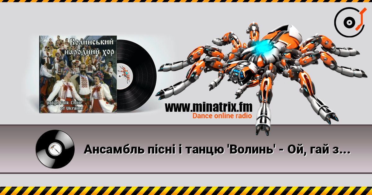 Ансамбль пісні і танцю 'Волинь' - Ой, гай зелененький listen online in high quality | Minatrix.FM