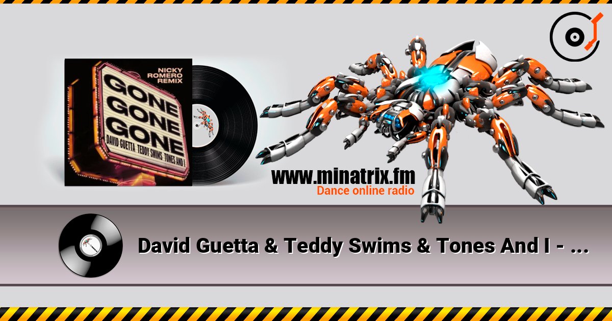 David Guetta & Teddy Swims & Tones And I - Gone Gone Gone (Nicky Romero Remix) слухати онлайн у високій якості | Minatrix.FM