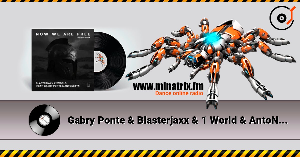 Gabry Ponte & Blasterjaxx & 1 World & AntoNetta - Now We Are Free [THOMM Remix] listen online in high quality | Minatrix.FM