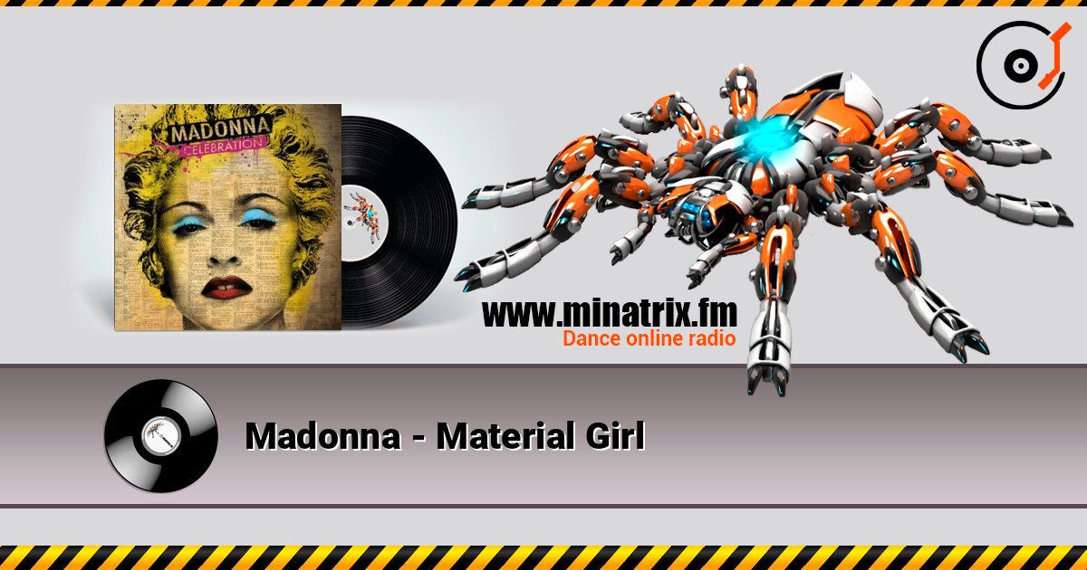 Madonna - Material Girl écouter en ligne en haute qualité | Minatrix.FM