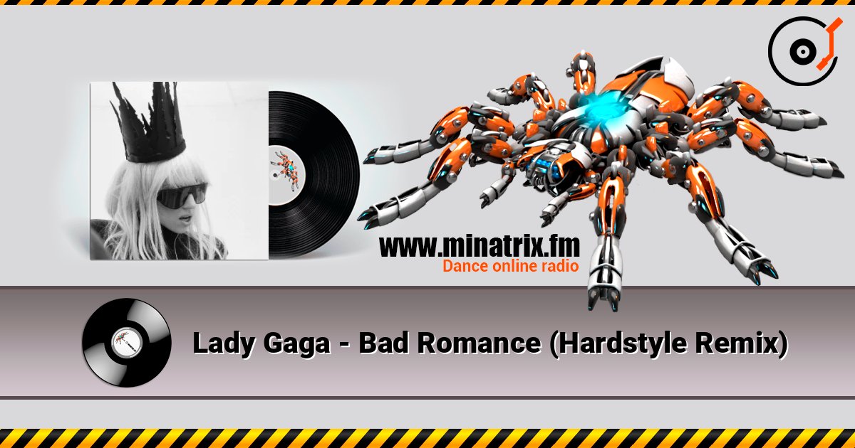 Lady Gaga - Bad Romance (Hardstyle Remix) слухати онлайн у високій якості | Minatrix.FM