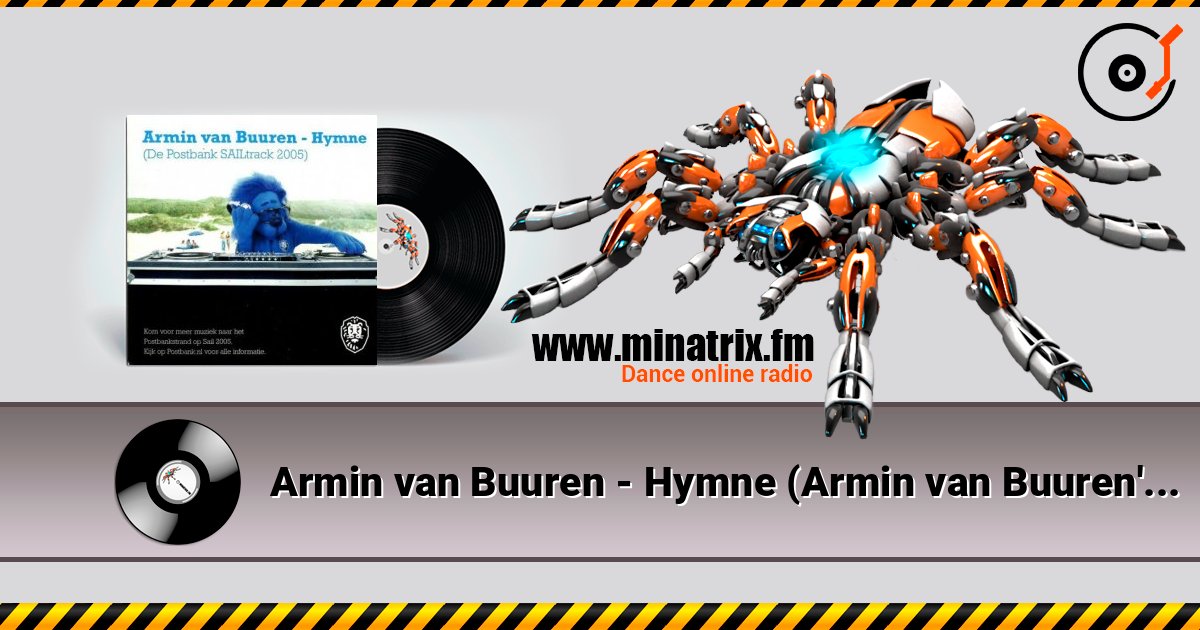 Armin van Buuren - Hymne (Armin van Buuren's PB Sail Mix) слухати онлайн у високій якості | Minatrix.FM